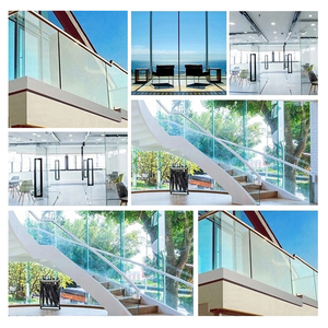 Verre feuilleté de sécurité 8 mm avec <span class=keywords><strong>film</strong></span> PVB 1,52 mm trempé pour porte de douche et application sur sol en verre - Product Image 4