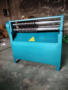 Macchinario per la Lavorazione della Gomma, Taglierina a Rullo Sovrapposto per Fogli, Macchina per Taglio Profili in Gomma, Azionamento a Motore 220V 1.5KW Alta Potenza - Product Image 3