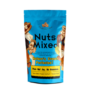 Đứng lên túi tùy chỉnh nhựa có thể khóa lại Ziplock Logo tùy chỉnh mờ rõ ràng cửa sổ hạt điều gói snack Mylar doypack Túi - Product Image 3