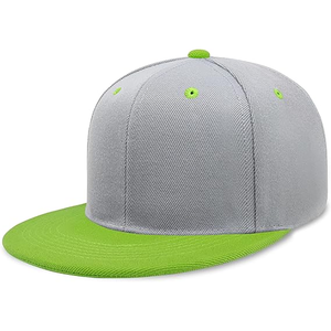 Gorra de golf lisa con visera ajustable y logotipo personalizado, gorra Snapback con visera plana de 6 paneles - Product Image 1