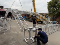 Arco de Aluminio para Escenario, Estructura de Techo para Conciertos al Aire Libre, Arco de Techo para Sonido e Iluminación de Eventos y Fiestas