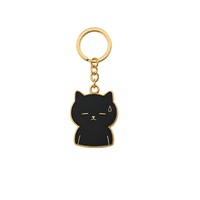 Porte-clés personnalisé en métal vintage avec support pour pièces de monnaie, design tendance en forme de vélo de dessin animé et poisson CKoi, idées cadeaux pour activités d'entreprise