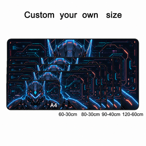 Alfombrilla de Escritorio Personalizada Estilo Cyberpunk Futurista XL, Base de Goma Natural Extendida, Alfombrilla de Ratón para Juegos, Alfombrilla Grande para Teclado - Product Image 2
