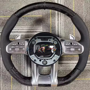 Alcantara de fibra de carbono forjado personalizado de alta calidad para Mercedes Benz W205 W176 W246 W212 a <span class=keywords><strong>clase</strong></span> E volante - Product Image 5