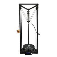 Imprimante 3D FDM HE3D K280 Delta (280x600mm) avec nivellement automatique, extrudeur unique, filament 1,75 mm, kit DIY, chauffage, Wi-Fi, 150 mm/s, Nouveau