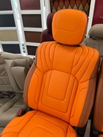 Housses de siège de voiture universelles en cuir – Ensemble complet pour sièges avant et arrière, appuie-tête détachable, compatibilité airbag, pour voitures fermées