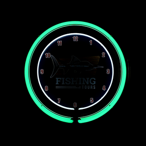 15inch <strong>Neon</strong> Light Wall <strong>Clock</strong> Single <strong>Neon</strong> Light - Product Image 4