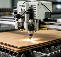 TC CNC vlakbed snijplotter met oscillerend mes voor honingraatkartonnen dozen en PVC schuimplaat cadeauverpakkingen snijmachine