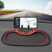Vente chaude nouveau tapis de voiture antidérapant multifonctionnel support pour téléphone carte de stationnement temporaire de voiture tapis antidérapant tapis de rangement de voiture