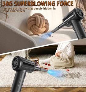 Electric Air Duster <b>Mini</b> <b>Pc</b> Computer Air Blower Portable Duster Gun Cordless Compress Air Duster for Car Home Hair Styling Tools - Product Image 4