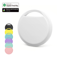 RSH Nouveau Mini Traqueur Intelligent Double Air Tag Certifié MFi Google, Localisateur GPS BLE 5.4 pour Clés et Objets, Compatible Apple et Android