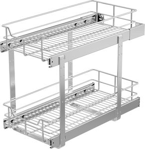 Étagère à épices multifonctionnelle moderne en métal antirouille à 2 niveaux, robuste, pour comptoir <span class=keywords><strong>de</strong></span> <span class=keywords><strong>cuisine</strong></span>, <span class=keywords><strong>plan</strong></span> <span class=keywords><strong>de</strong></span> <span class=keywords><strong>travail</strong></span>, armoire d'angle - Product Image 5