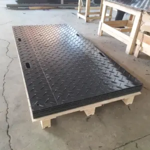Engineering Plastic UHMWPE Ground Protection Mat HDPE Temporary Road Mat