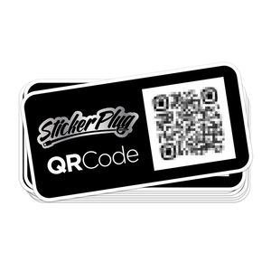 Pegatinas de dibujos animados personalizadas vinilo PVC decoración Logo Laptop troquelado código QR pegatina calcomanía regalar pegatina - Product Image 3