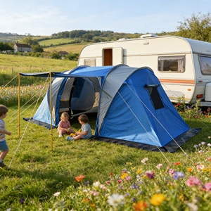 Carpa Compacta Grande para Acampar con Diseño <span class=keywords><strong>de</strong></span> Montaje Rápido para Escapadas <span class=keywords><strong>de</strong></span> <span class=keywords><strong>Fin</strong></span> <span class=keywords><strong>de</strong></span> <span class=keywords><strong>Semana</strong></span> - Product Image 2