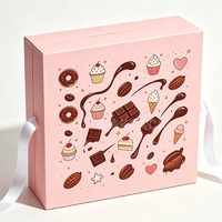Boîte de calendrier de l'avent en chocolat personnalisée de 12 jours, boîte cadeau en papier rigide pour le compte à rebours, boîte vide pour chocolats, bonbons, sucreries, emballage de l'avent