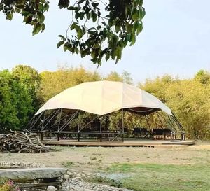 Nueva Tienda de Campaña de Lujo con Forma de Domo Geodésico, Parque de Vida Silvestre de Guangzhou, PVC Moderno, Impermeable para las Cuatro Estaciones, Tienda de Campaña de Glamping al Aire Libre para Resort y Ocio - Product Image 3