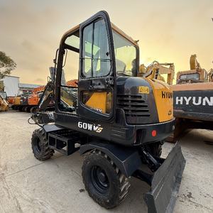 Nouvel arrivage Excavatrice Hyundai 60VS d'occasion Corée Performance fiable Moteur à noyau de type chenille à vendre Shanghai Chine - Product Image 1