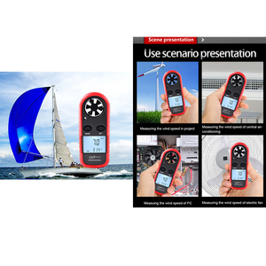 Anémomètre numérique portable avec écran LCD pour mesurer la <span class=keywords><strong>vitesse</strong></span> du vent - Product Image 5