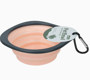 קערת אוכל ניידת מתקפלת מחומר TPR לחיות מחמד, מתאימה לקמפינג, טיולים, לכלבים וחתולים, יצרן סיטונאי - Product Image 1
