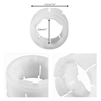 BEVINSEE E36 E46 Bague de levier de vitesses en POM pour BMW E28 E30 # 25111469397 25111220600