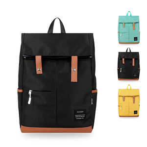 Mochila Oxford con solapa superior y cierre magnético, mochila informal de 20L para viajes, escuela, para mujeres y hombres, para uso diario al aire libre, compatible con documentos A4 - Product Image 1