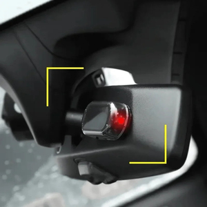 Simulate <b>Solar</b> Car Anti-theft Alarm LED <b>Light</b> Security <b>System</b> Theft Flash Blinking - Product Image 3