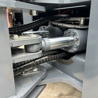 35L Backhoe Loader Wheel Loader Mesin Huadong Kedalaman Penggalian 2800mm Kapasitas 4.5T untuk Pemeliharaan Jalan, Lanskap, dan Utilitas