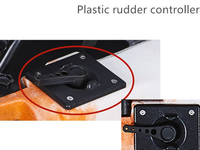 Poignée de commande de gouvernail en plastique ABS durable Yak, accessoires de kayak, 1 personne, sports nautiques, surf, lacs, rivières