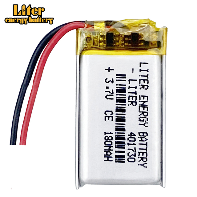 401730 3.7V 180mAh Li-ion Rechargeable Polymer Lithium Battery for Digital Electronics Products