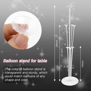 Wholesale STELLAR Hot Selling Birthday Party Decoration <b>Balloons</b> Accessories Clear Plastic Durable <b>Balloon</b> Table Stand Floating - Product Image 3