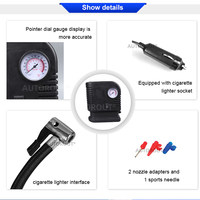 Gonfleur de pneus 12v Mini compresseur d'air haute pression Pompe à air portable pour pneus de voiture pour voiture
