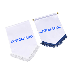 Bandera colgante personalizada con logotipo impreso, económica y práctica, para deportes de fútbol - Product Image 2