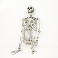 Accessoires de maison hantée pleine grandeur 5 pieds décorations d'Halloween en plastique grandeur nature squelette à vendre