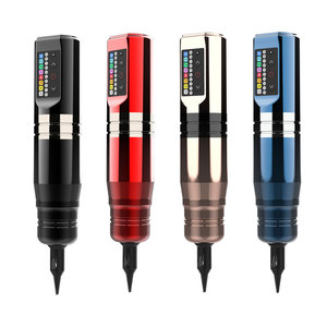 4.0mm Wireless Tattoo <b>Machine</b> Pen 2 Replaceable Batteries LED Display Rechargeable PMU Tattoo Supply - Product Image 1