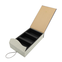 Boîte cadeau en carton rigide blanc personnalisée de luxe à prix avantageux avec couvercle