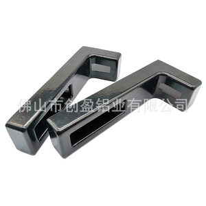 Anchor Bracket Aluminum Alloy Black Ground Fixed Angle Connect Home Improvement Hardware - Product Image 4