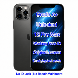 Venta al por Mayor de Teléfonos Inteligentes Usados <span class=keywords><strong>12</strong></span> Pro Max Grafito <span class=keywords><strong>128GB</strong></span> de Alta Calidad 5G Desbloqueados Globalmente - Product Image 1