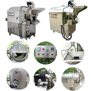 Machine de cuisson aux châtaignes 30-500kg/lot Machine à rôtir les graines de cajou les graines de café les graines de cacao les amandes les graines de cacao les arachides - Product Image 2