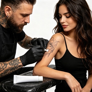 Crème Réparatrice Tatouage 10g la Plus Vendue – Fixation Longue Durée de la Couleur, Soin Doux pour Maquilleurs Permanents et Salons - Product Image 4