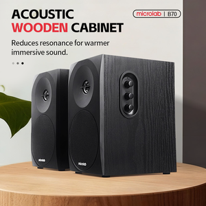 <span class=keywords><strong>Enceinte</strong></span> de studio <span class=keywords><strong>professionnelle</strong></span>, bibliothèque, stéréo, portable, active, moniteur, basses profondes, pour home cinéma, en bois, 2.0 canaux, B70 - Product Image 2