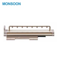 Accessoires de garde-robe en métal MONSOON, rail coulissant pour placard, porte-vêtements à 8 roulements à billes, rail suspendu chromé poli, moderne