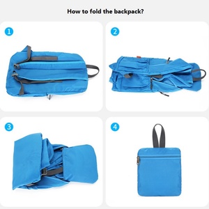 Ultralight 20L Polyester Sport Foldable <b>Backpack</b> <b>Waterproof</b> Lightweight Hiking Collapsible Bag - Product Image 5