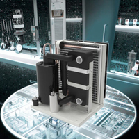 Compresseur de refroidisseur d'air compact et silencieux Huajing, capacité de refroidissement 600W, 220VAC, 61.0dB, équipement d'échange thermique de réfrigération