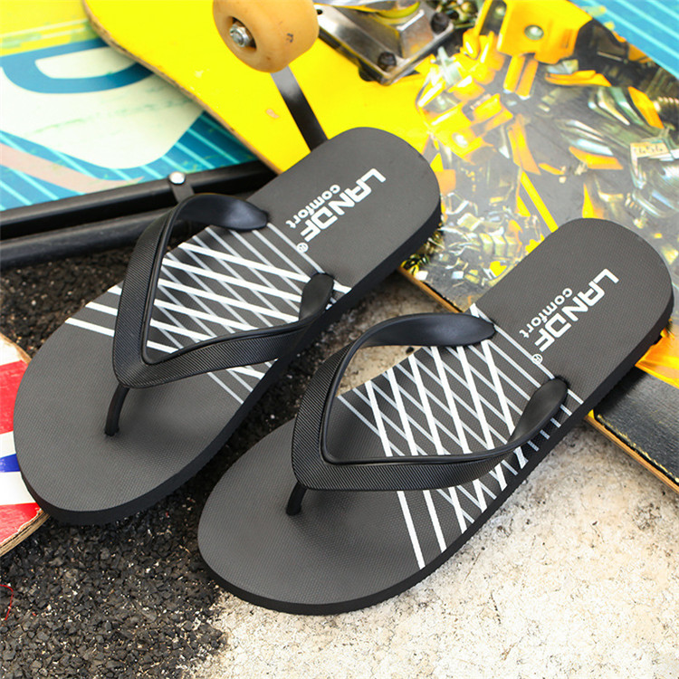 Luxury House Shoes Indoor Outdoor Fashion Sandals Shoes Summer Beach Slippers Flat Men Flip Flop Slippers