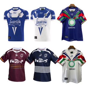 Jersey Rugby Liga Australia 2026 Brisbane Broncos Bull Warrior Dog Home dan Away, Kaos Latihan untuk Pria - Product Image 1