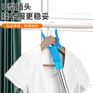Telescopic Glass Cleaner With Scraper And Sponge For <b>Window</b> Cleaning Stainless Steel Handle - Product Image 2