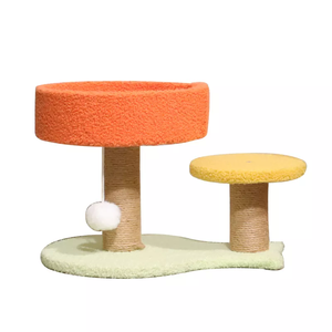 Diskon besar-besaran 2023 tempat tidur kucing kayu menyenangkan pohon kucing rumah tempat tidur furnitur menara aktivitas - Product Image 5