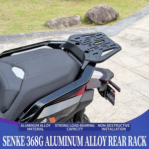 Portaequipajes Trasero de Aluminio para ZONTES 368G / 350T-G, Soporte Trasero para Maleta Superior - Product Image 6