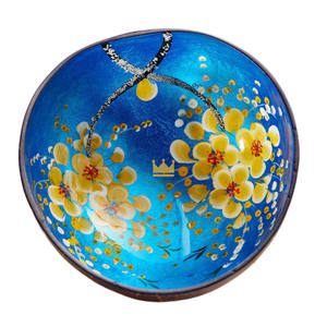 Tazón de Cáscara de Coco Lacado, Ligero, Duradero, Estilo Clásico para Desayuno, Dulces, Uso Artístico, Espacios de Vida Ecológicos - Product Image 2